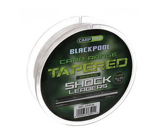 Шок-лідер Carp Pro Blackpool Sink Tapered Mono 0.255-0.56 мм, 5х15 м