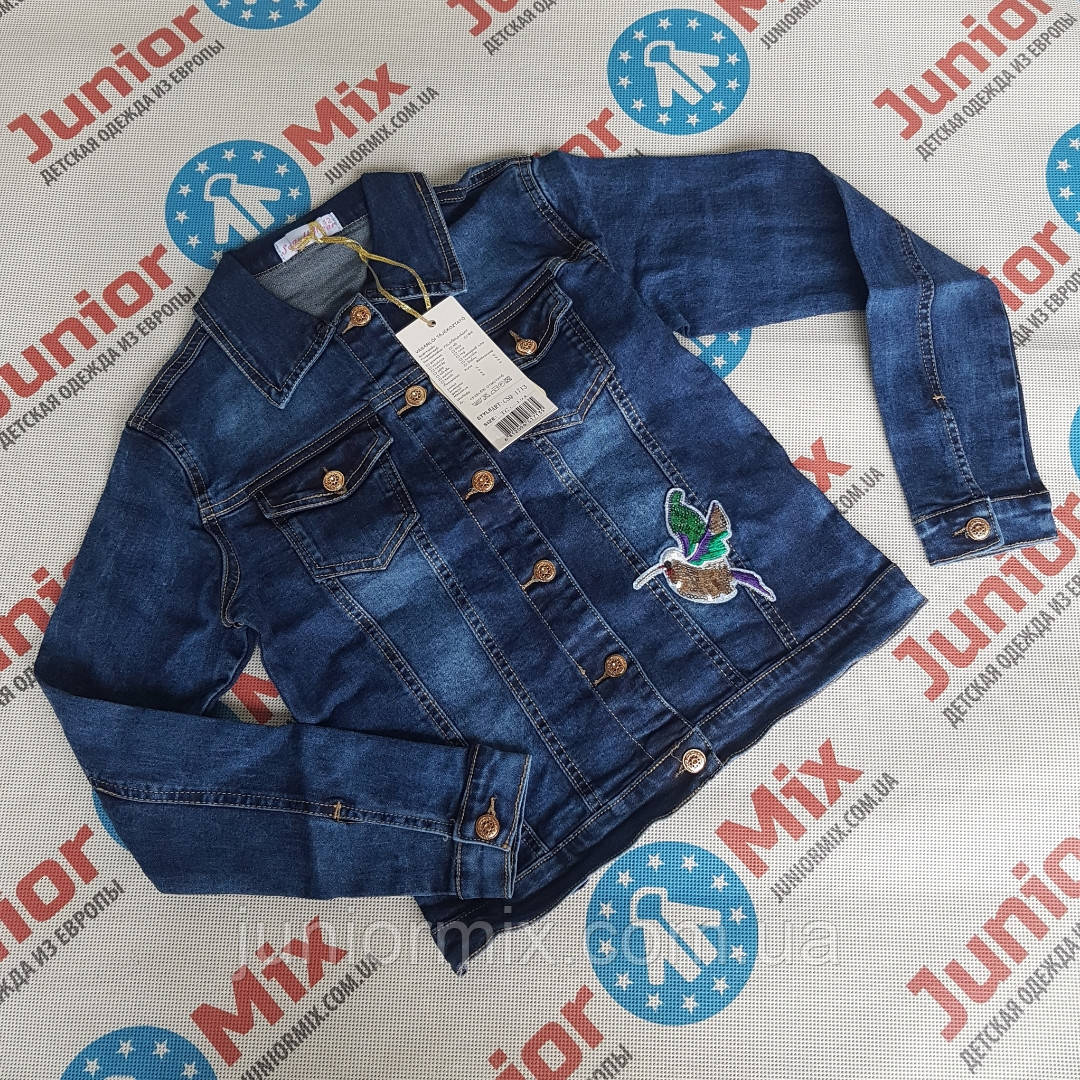 Підлітковий ддинсовий піджак для дівчаток оптом SEAGUL