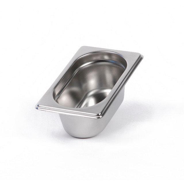 Гастроемкість без ручки прямокутна GN 1/9 "FOOD line" 17.6х10.8х6.5см/600мл з нержавіючої сталі FoREST