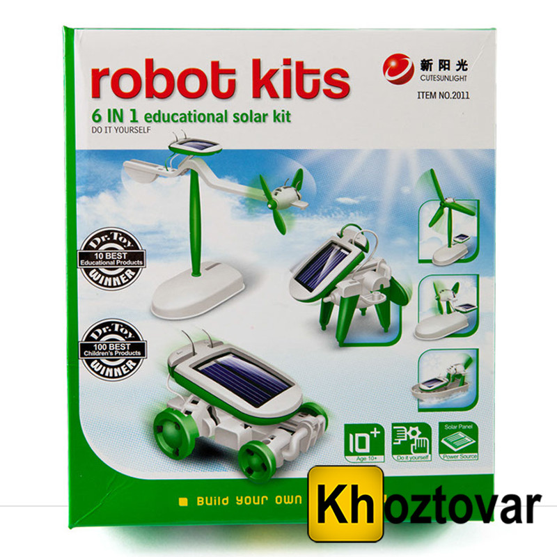 Robot kits 6 in 1 educational solar sales kit