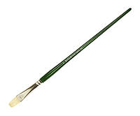 Кисть щетина плоская Kolos Bristle Classic 2402F № 8 длинная ручка (4224020F08)