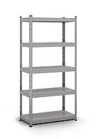 280х120х50 130 кг на полицю 6 полиць із сталі СТЛ-34 Стандарт поличний на зачепах торговий оцинкований, фото 4