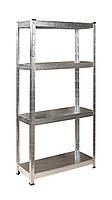 280х120х50 130 кг на полицю 6 полиць із сталі СТЛ-34 Стандарт поличний на зачепах торговий оцинкований, фото 3