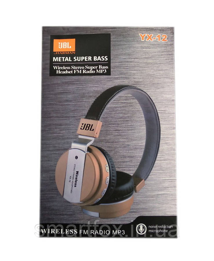 Блютус навушники XY-12 (bluetooth+SD card+FM+with cable)