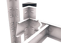 220х110х50 130 кг на полицю 5 полиць із сталі СТЛ-21 Стандарт поличний на зачепах торговий оцинкований, фото 3