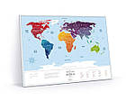Скретч карта світу Travel Map Silver, фото 6