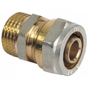 Муфта 20*3/4" з нар різьбленням металопластик, фото 1