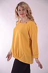 Ошатна блуза в стилі Бохо бл 003-2 колір "Канарейка",молоко,корал,темно-синій., фото 2