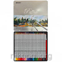 Акварельні олівці Marco Raffine 7120-24TN, 24 кольори з пензликом