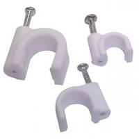 Скоби (кліпси) для кріплення кабелю