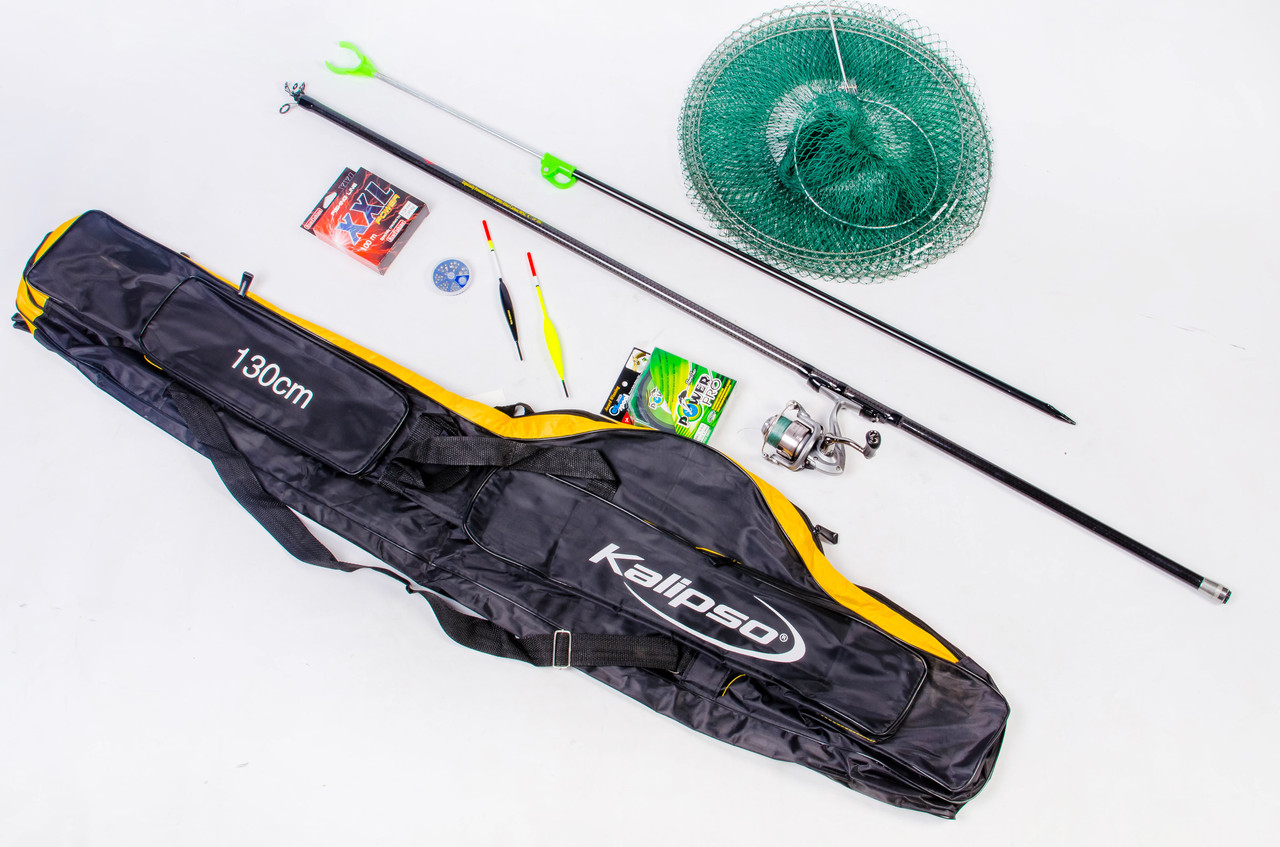 Набір рибальський вудка карбонова "Мікадо" у складі + чохол + Подарунок!, фото 1