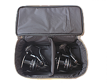 Сумка для 2-х катушек WORLD4CARP REEL BOX 2 COYOTE (36х20х15 см.)