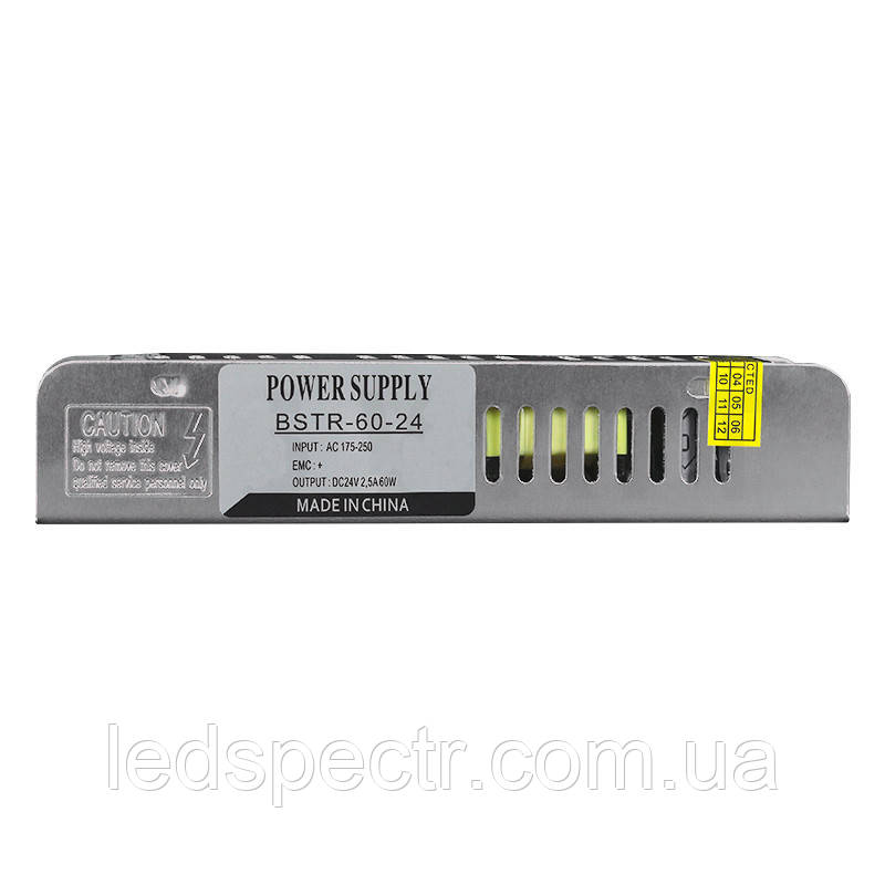 Блок живлення OEM DC 24 V 60 W 2.5 A BSTR-60-24
