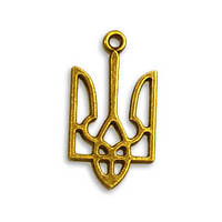Підвіска металева 2.7 см ЗОЛОТИЙ ТРИЗУБ