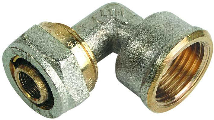 Кут 16*3/4" з внутр  різьбленням металопластик