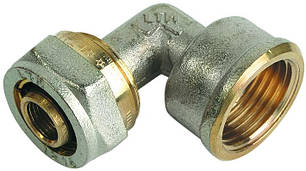 Кут 16*3/4" з внутр різьбленням металопластик, фото 1