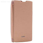 Чехол LG VOIA Flip Case для LG Leon Y50 (H324) Gold