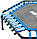 Батут для фітнесу джампінгу jumping стрибків з ручкою на резинки 130см aGa SPORT, фото 5