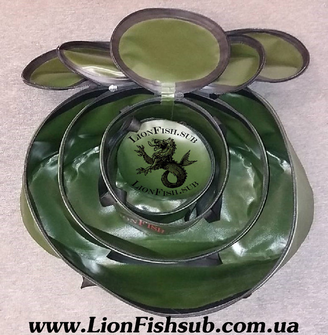 Складные Вёдра LionFish.sub из ПВХ для Рыбы, Трофеев, Аксессуаров, замеса Рыболовного Корма