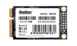 SSD DISK 256Gb mSATA SATAIII 6Гбіт/с KingSpec MT-256 твердотільний накопичувач