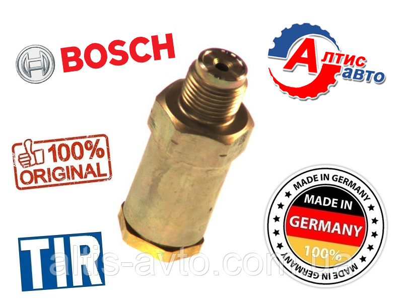 Зворотний паливний клапан MAN TGA, TGM TGX, TGL TGS (Common Rail) 1110010020 Bosch