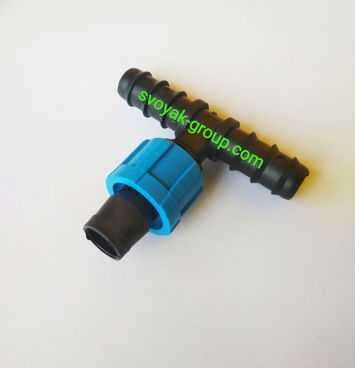 Трійник з'єднувальний для багаторічної крапельної трубки — "Santehplast".