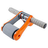 Ролик для преса на 2 колеса Folding Abdominal Wheel XL-1164, фото 3