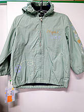 Куртка весняна хлопчик Соня 7402, 98-104 зелений