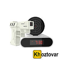 Часы-будильник с пистолетом Gun Alarm Clock