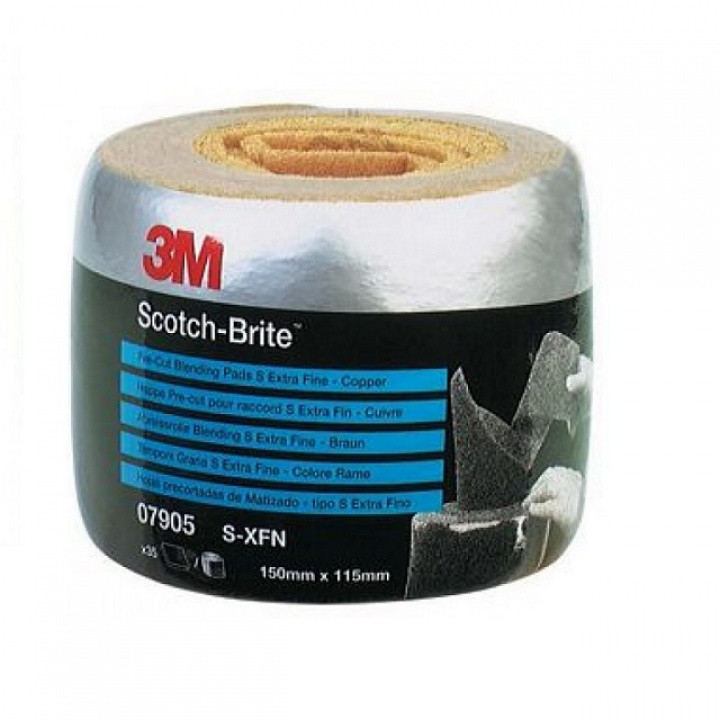 Скотч брайт бронзовий 3М Scotch-Brite™ (мідний) 200мм*100мм, 60шт/рулон (07906)