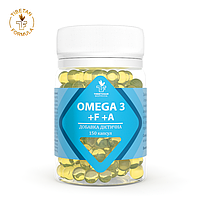 Omega 3 + F+ A замедляет процесс старения 150 капсул Тибетская формула