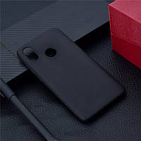 Чехол для Xiaomi Redmi Note 6 Pro силикон soft touch бампер черный