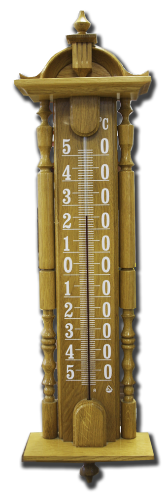 Термометр большой (83 см) уличный "Усадьба" из дерева - фото 7 - id-p235388486