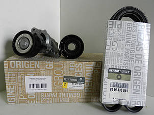 Renault (Original) 7701477517 — Комплект ременя генератора на Рено Кангу I 1.4i,1.6i (+AC) з 1998г., фото 1