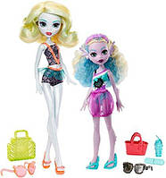 Лагуна Блю й Келпі Блю Monster High Monster Family Lagoona Blue and Kelpie Blue Dolls, 2 Pack