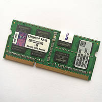 Оперативна пам'ять для ноутбука Kingston SODIMM DDR3 4Gb 1333MHz PC3-10600s 2R8 CL9 (KVR1333D3S9/4G) Б/В
