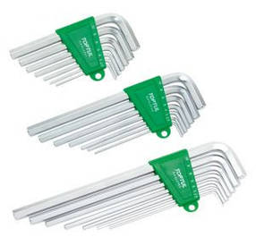 Набір Г-обр. шестигранників 2,5-10мм 7ед. Toptul GAAL0701