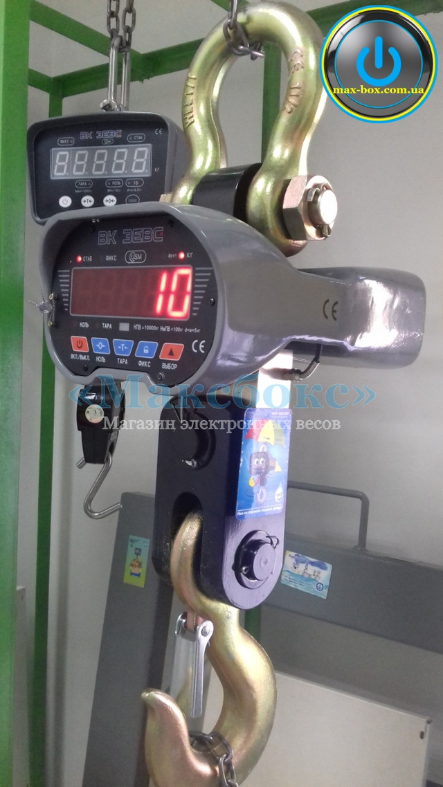 Кранові ваги до 10 тонн IP65 Харків. Ваги на кран балку до 10 тонн Харків.