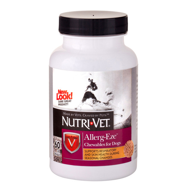 Nutri-Vet Allerg-Eze для алергетиків добавка для собак при алергії табл 60