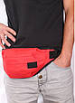 Сумка на пояс POOLPARTY bumbag-oxford-red красная, фото 5