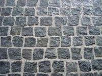 Тротуарна плитка з граніту сіра 5*5*5 колота