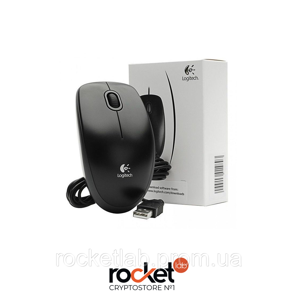 Мишка Logitech B100 (910-003357)