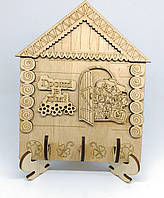 Ключниця дерев'яна "Гроші в дім"