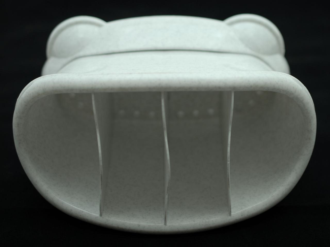 Пластиковая подставка-сушка для столовых приборов "Овальная" (мраморный цвет) - фото 3 - id-p206938993