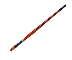 Кисть синтетика овальна Kolos Synthetic Carrot 1097FR № 6 коротка ручка (421097FR06)