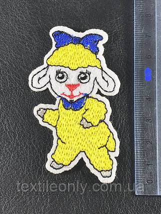 Нашивка Овечка 43х70 мм, фото 2