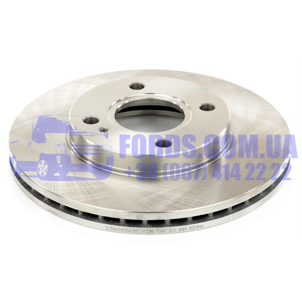 Диск гальмівний передній FORD FIESTA 2008- (1679853/8V511125AD/C3G038ABE) ABE