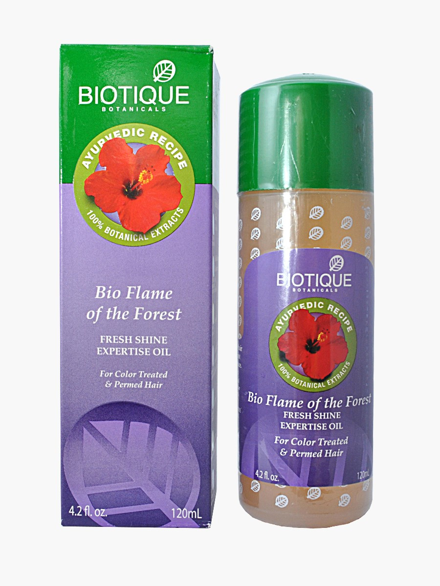 BIO FLAME OIL (120ML) BIOTIQUE, БІО ФЛЕЙМ (ЛІСОВИЙ ВОГОНЬ) 120МЛ. МАСЛО ДЛЯ ВОЛОССЯ. БІОТІК