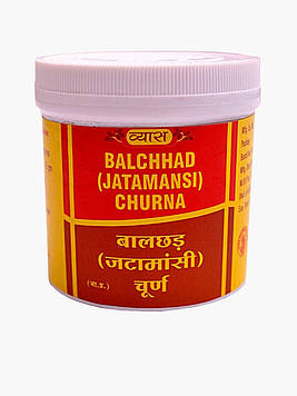 Препарат для заспокоєння нервової системи JATAMANSI CHURNA VYAS PH 50 г Індія, седативний засіб джатамансі