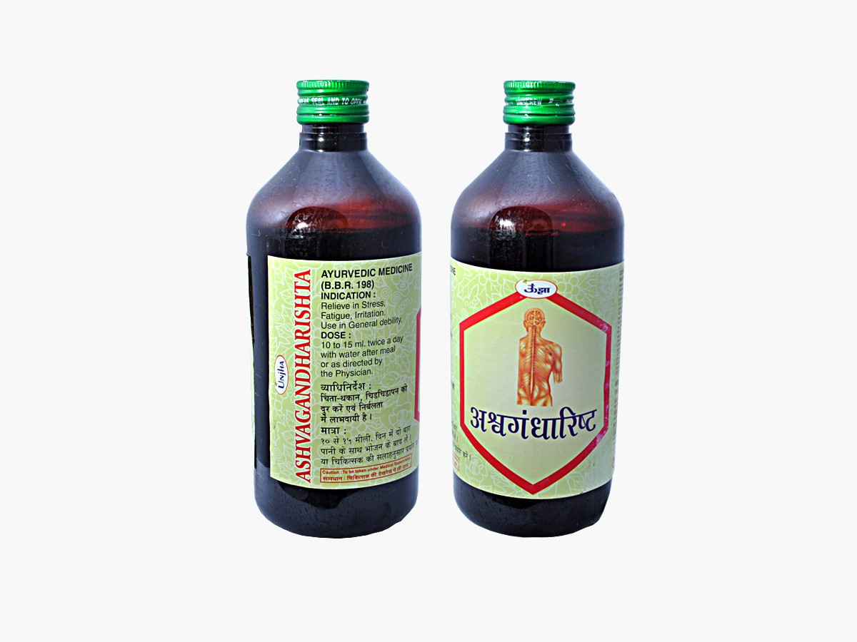 ASHVAGANDHARISHTA (450ML) UNJHA, АШВАГАНДАРИШТА